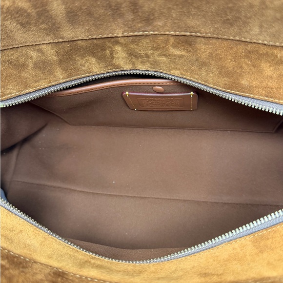Coach Empire 40 Bag in Brown Suede - Picture 13 of 14